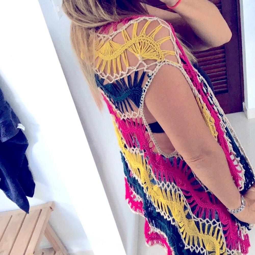 Crochet Vest coverup